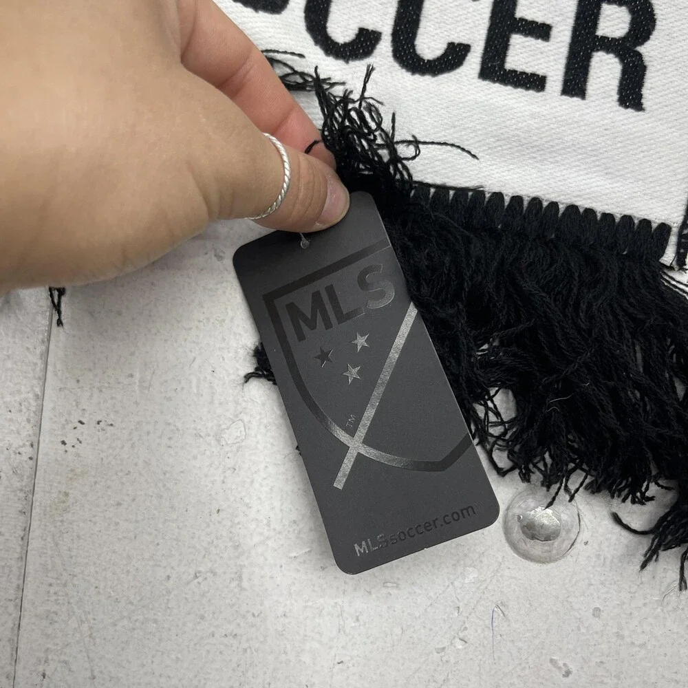 LA Galaxy Scarf Mens One Size Black MLS Soccer Leagues Cup 2023 Vs Leon